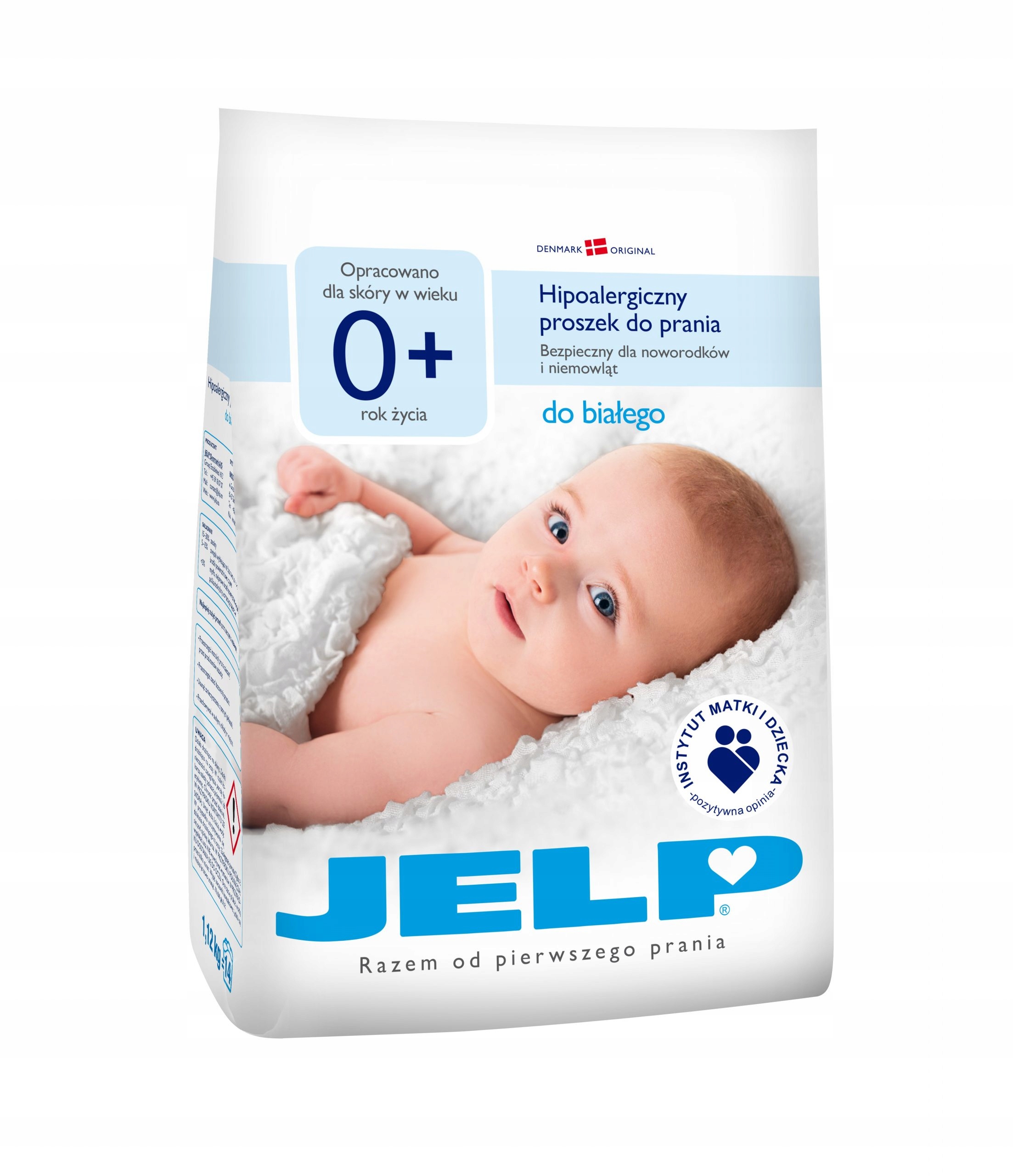 Prací prášok - Jelp 0+ hypoalergénny biely prášok 2,24kg