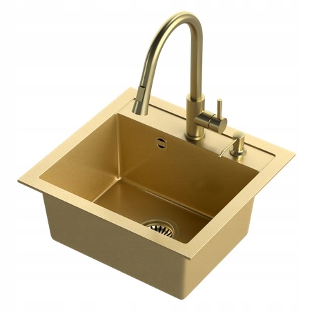 Kuchynská batéria - Johnny 110 Stehingran Art Gold s batériou Dozer