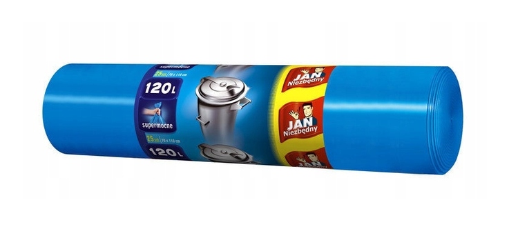 Jan nevyhnutné ld modré tašky 120 l 25 ks.