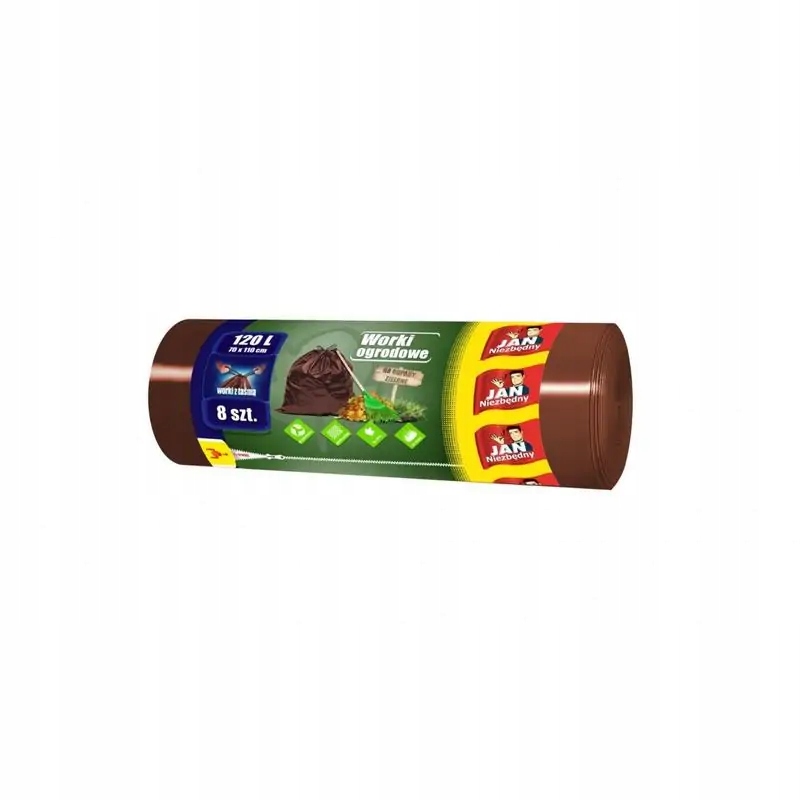 Jan potrebné záhradné tašky s páskou - pre odpad