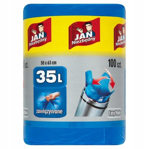 Jan potrebné vrecká na odpadky 35 l 100ks