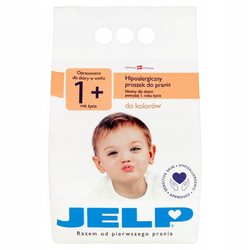 Prací prášok - JELP 1+ hypoalergénny prášok 2.24 kg