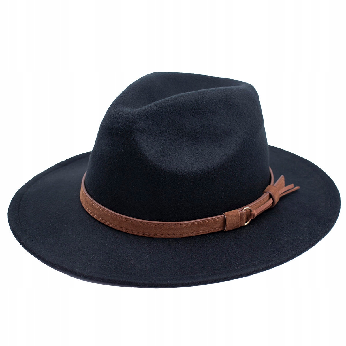 Panama fedora klobúk čierna