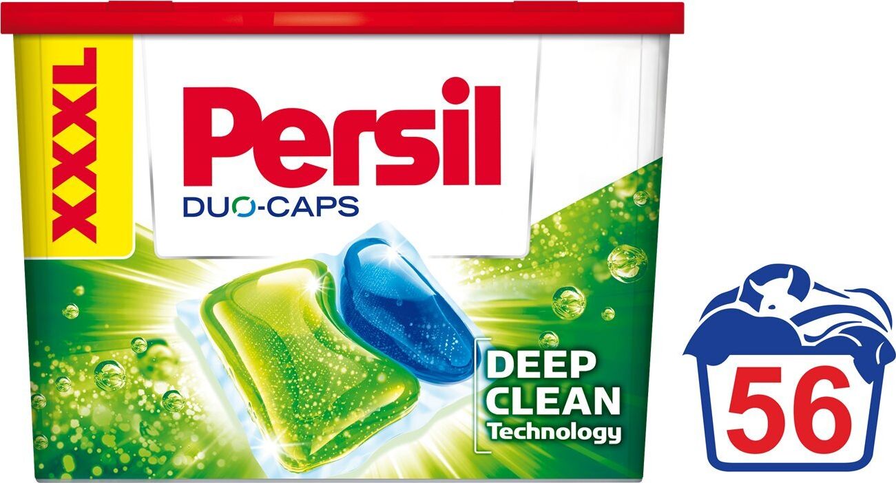 Prací gél - Pracie kapsuly Persil DuoCaps Regular 56ks