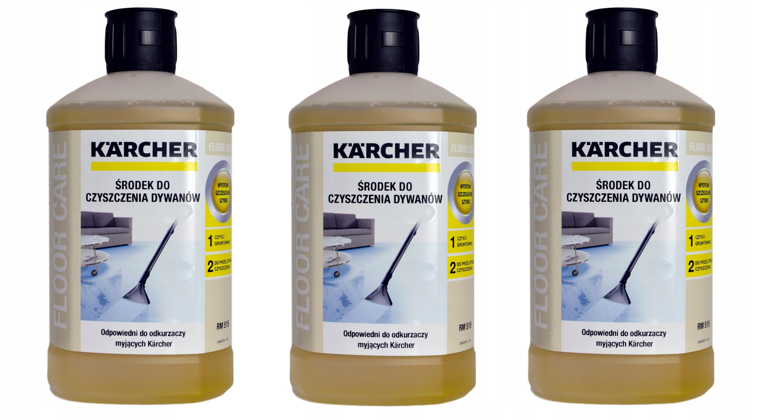 Prací gél - Karcher RM 519 Pranie kobercov 3 x 1L