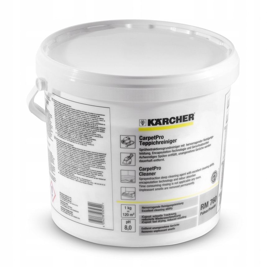 Prací prášok - Karcher zlepšil RM 760 Koberec 10kg Puzzle Prášok