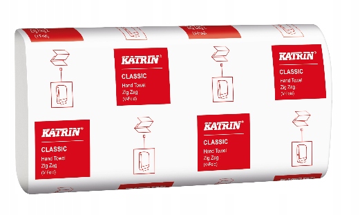 Katrin papierová utierka ZZ White 4000 PCS 40216