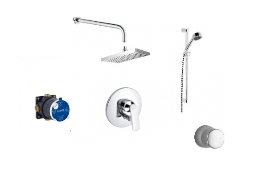 Kludi Balance Flush -Mounted Set s dažďovou sprchou