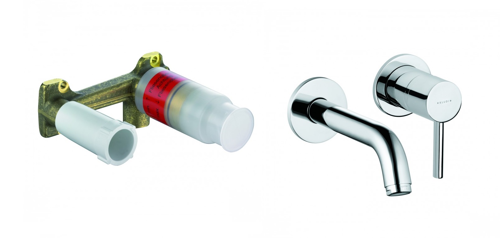 Kludi bozz Flush -Mounted Wink Batéria 170 mm