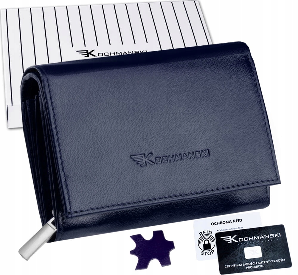 Peňaženka - Kochmanski peňaženka Prírodná koža červená K -76115 - Dámsky produkt