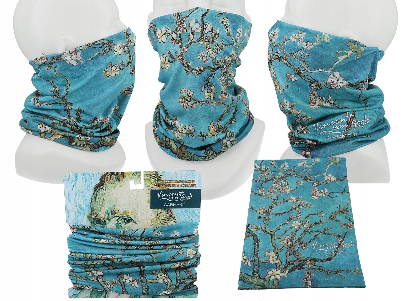 Šatka - Carmani Scarf 021-9923 Viacfarebná látka