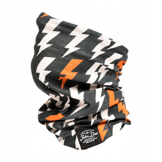Šatka - Chimney John Doe White, Black, Orange Microfase