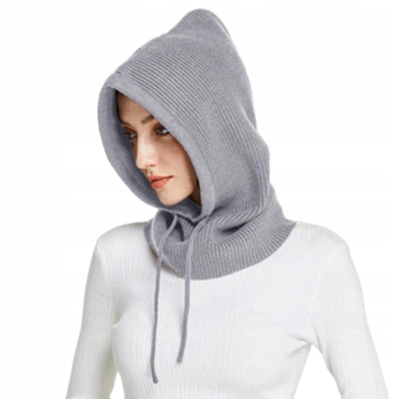 Balaclava Dámska čiapka pletená kašmítka