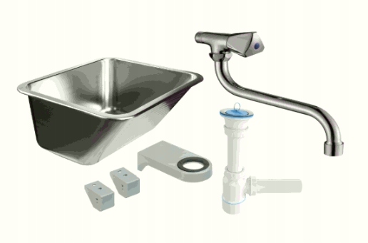 Kuchynská batéria - Sink Ekonomická komora, Garáž pre bielizeň zo záhrady+ sifón