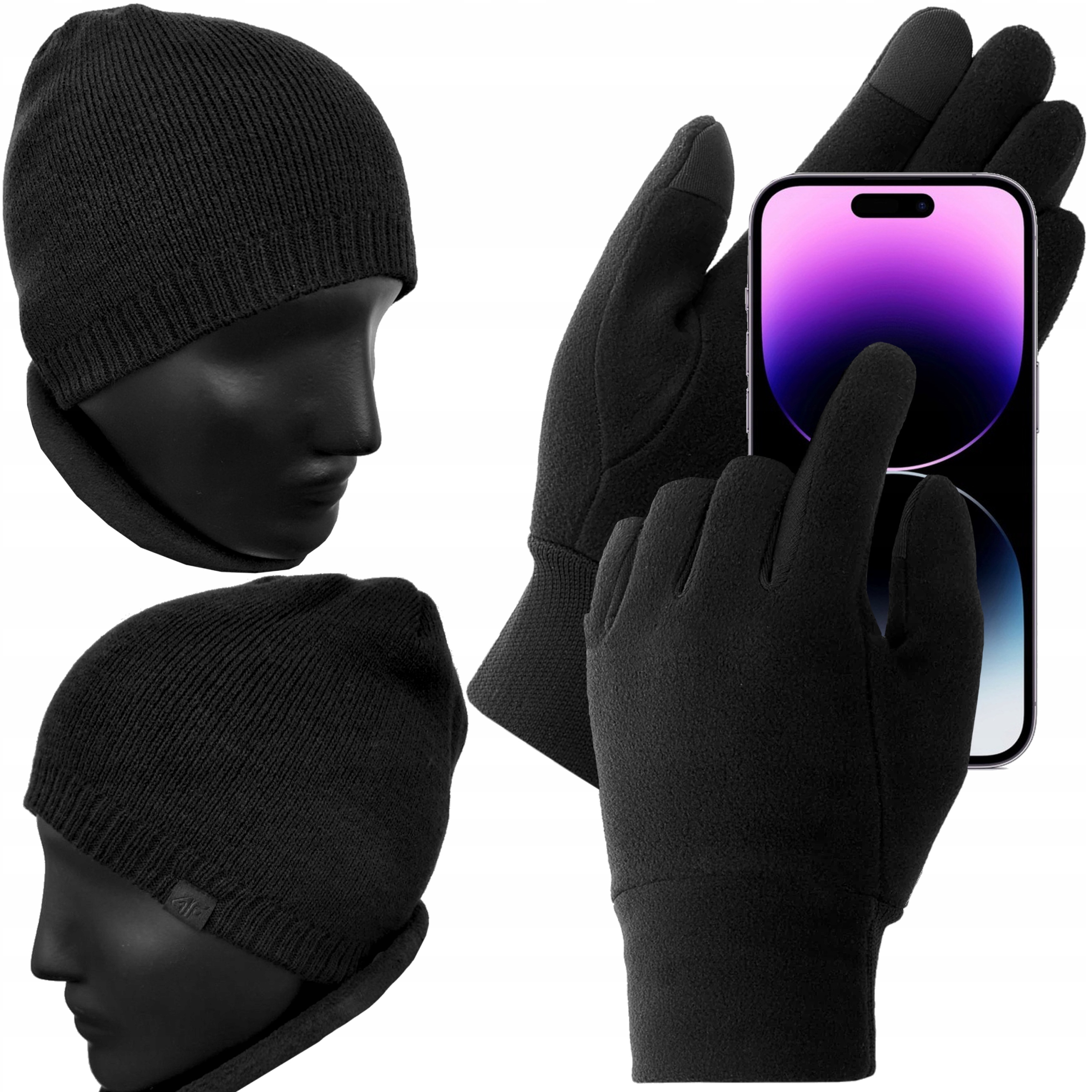 Zimná čiapka Beanie 4f Navy Blue M