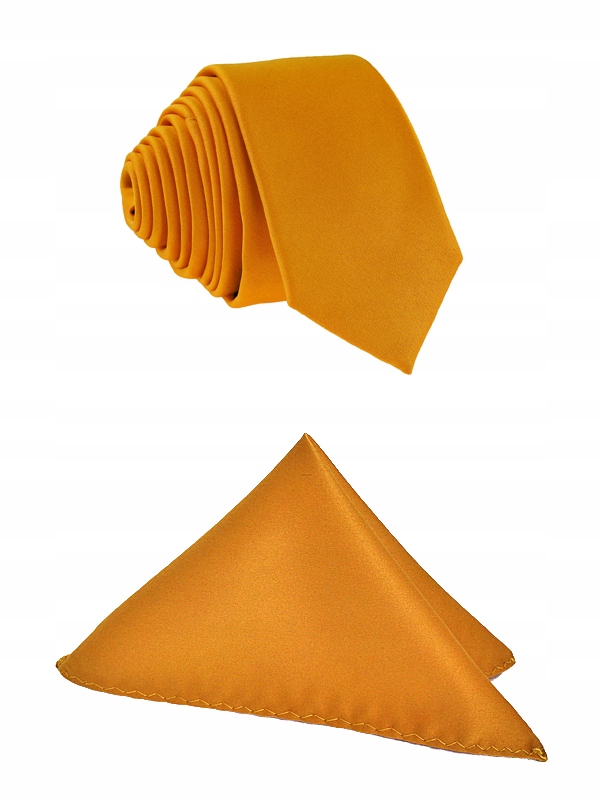 Úzka kravata Tissino Polyester Golden