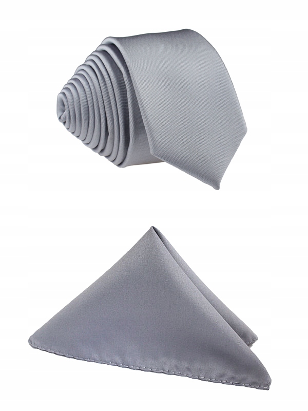 Úzky kravata Tissino Grey Polyester