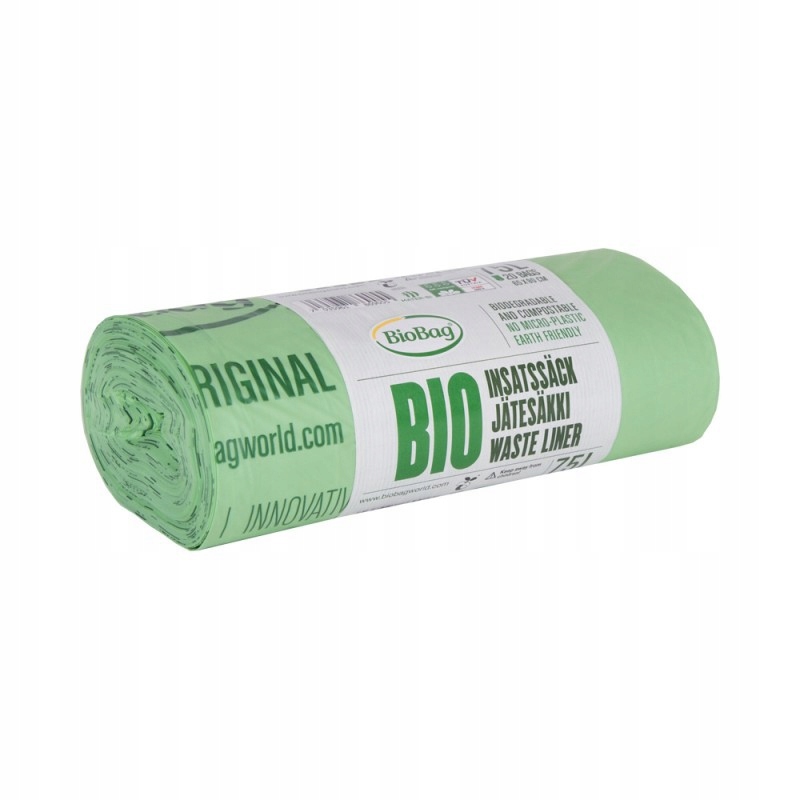 Kompostovateľné vrecká na odpadky 75 l 20 ks BIOBAG