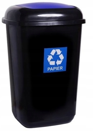 Segregačná základňa „papier“ 45 l modrá