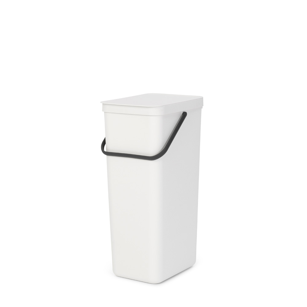 Sort & Go Biały 40L Brabantia Segregation Basket