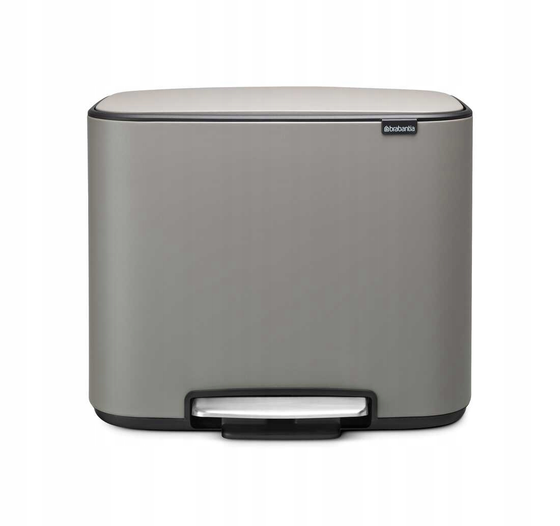 Pedálový odpad na odpadky, pretože 11+23 l Grey Brabantia