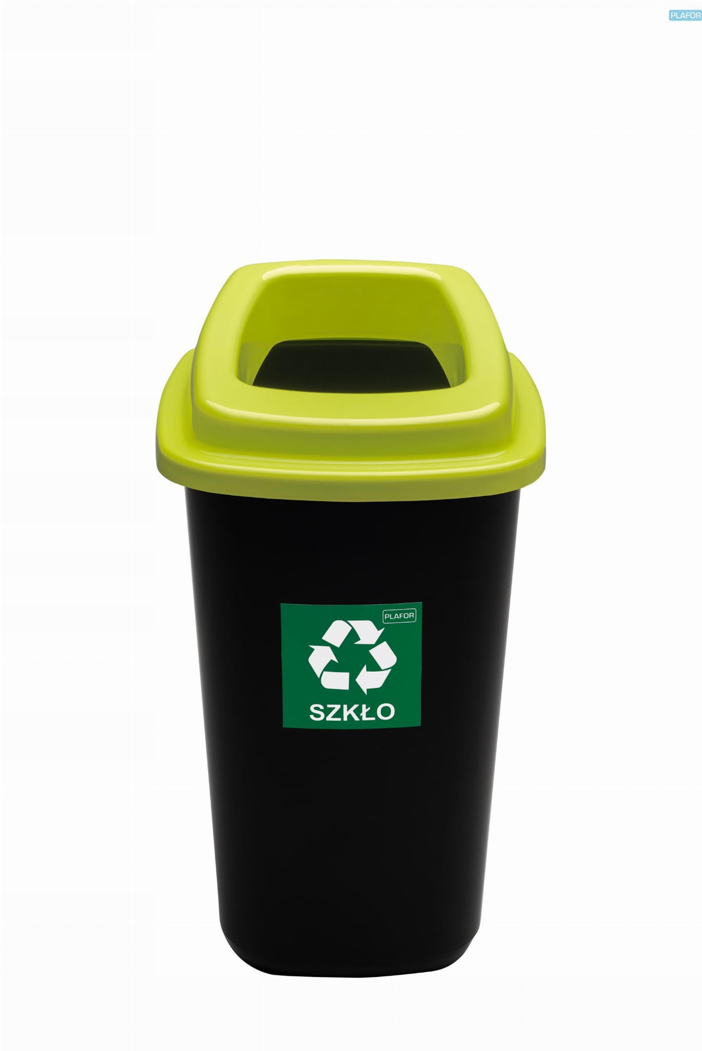 Košík na segregáciu 28L Zelené sklo