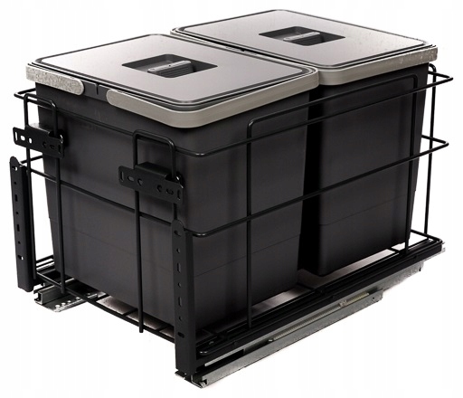 Sorter koša pre odpadovú skrinku 40 cm 30 l grafit
