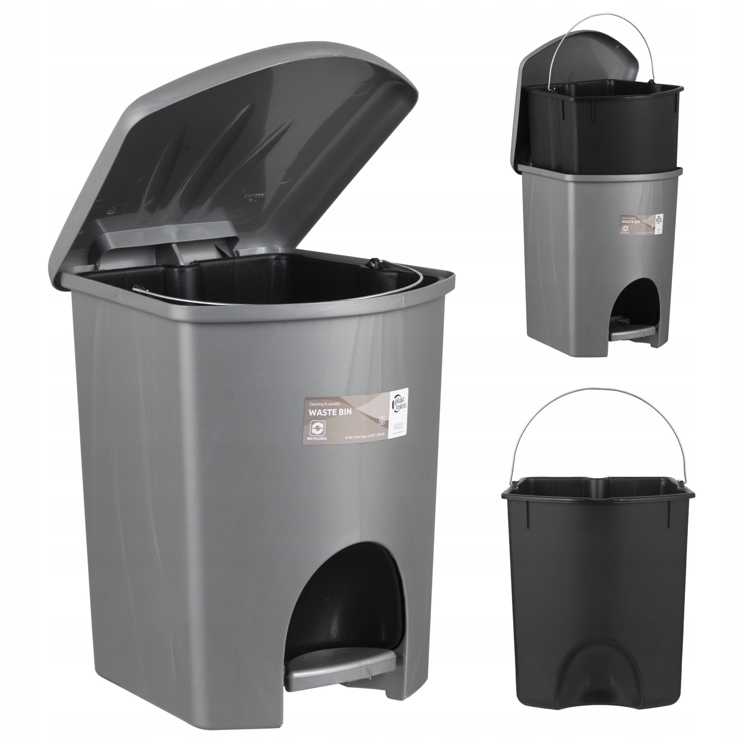 Segregácia odpadkových košíkov Buckle Bucket 16L pedál
