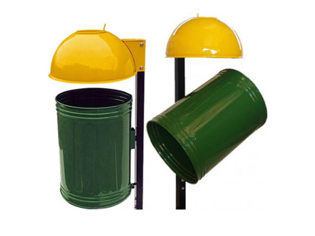 Park Street Trash Bin 50l na post