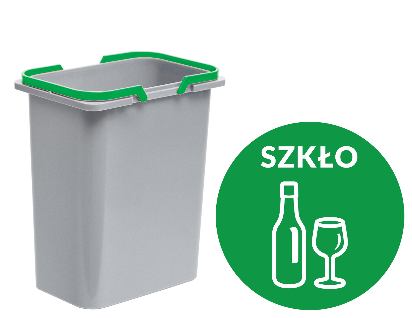 Viazač odpadu KOŠÍK do zásuvky skrinky 7L
