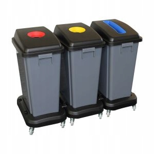 Segregačné koše odpadu 3x60l KJS706