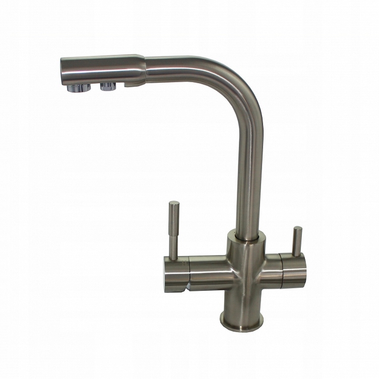Kuchynská batéria - Chvost -Tap Two -Circuit Tri -Way Inga Satin