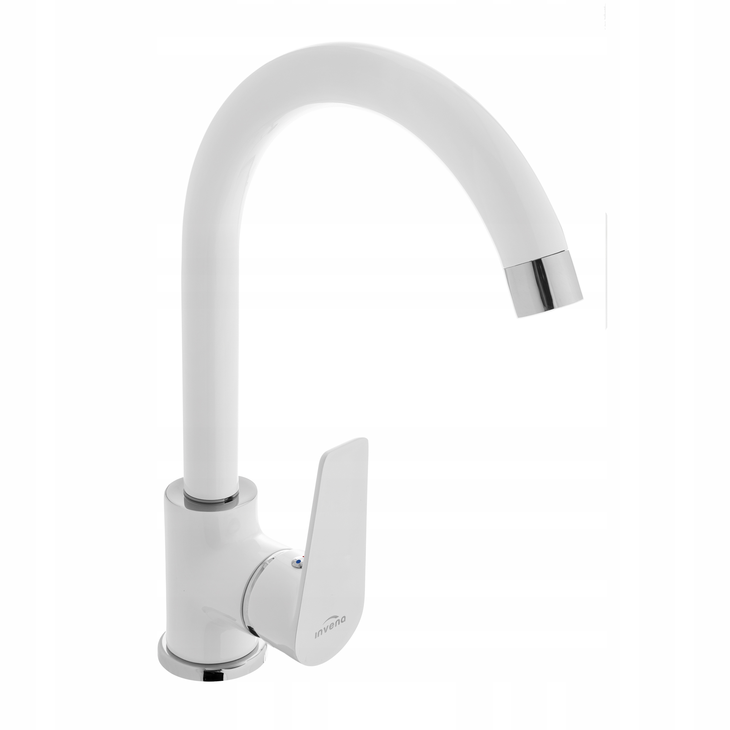 Kuchynská batéria - Invenen Tap Dock kuchynská batéria s bielym výtokom