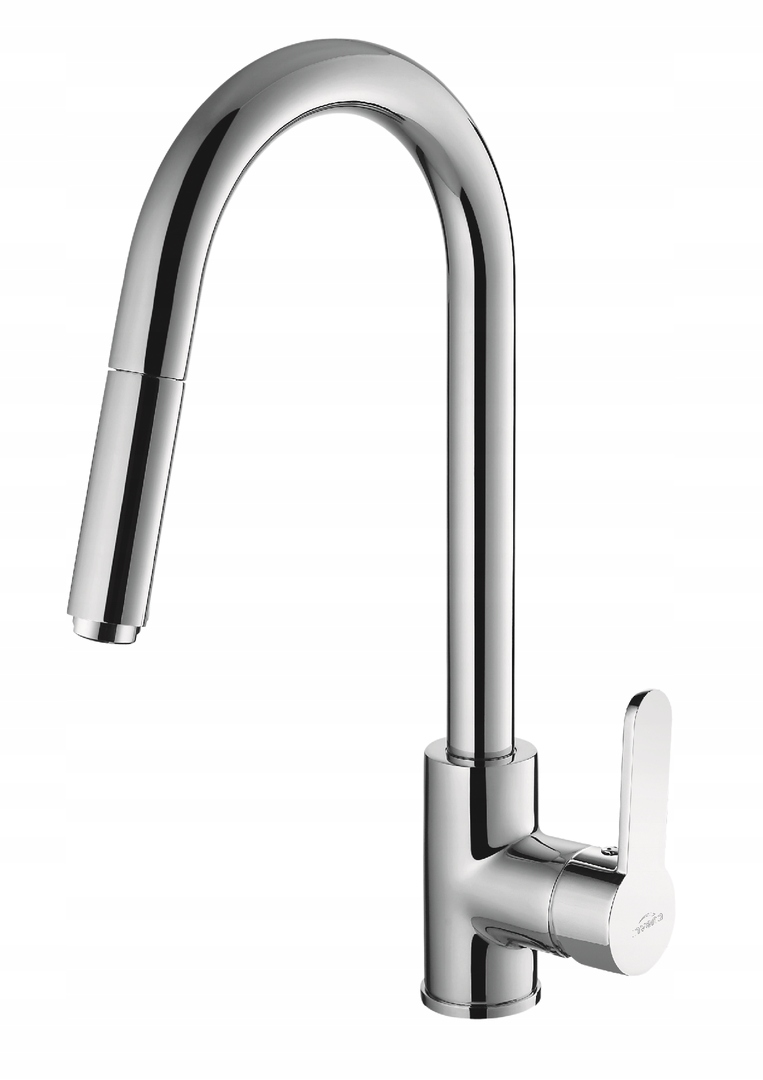 Kuchynská batéria - Klepnite na Pull -out Kitchen Chrling Elia Chromium