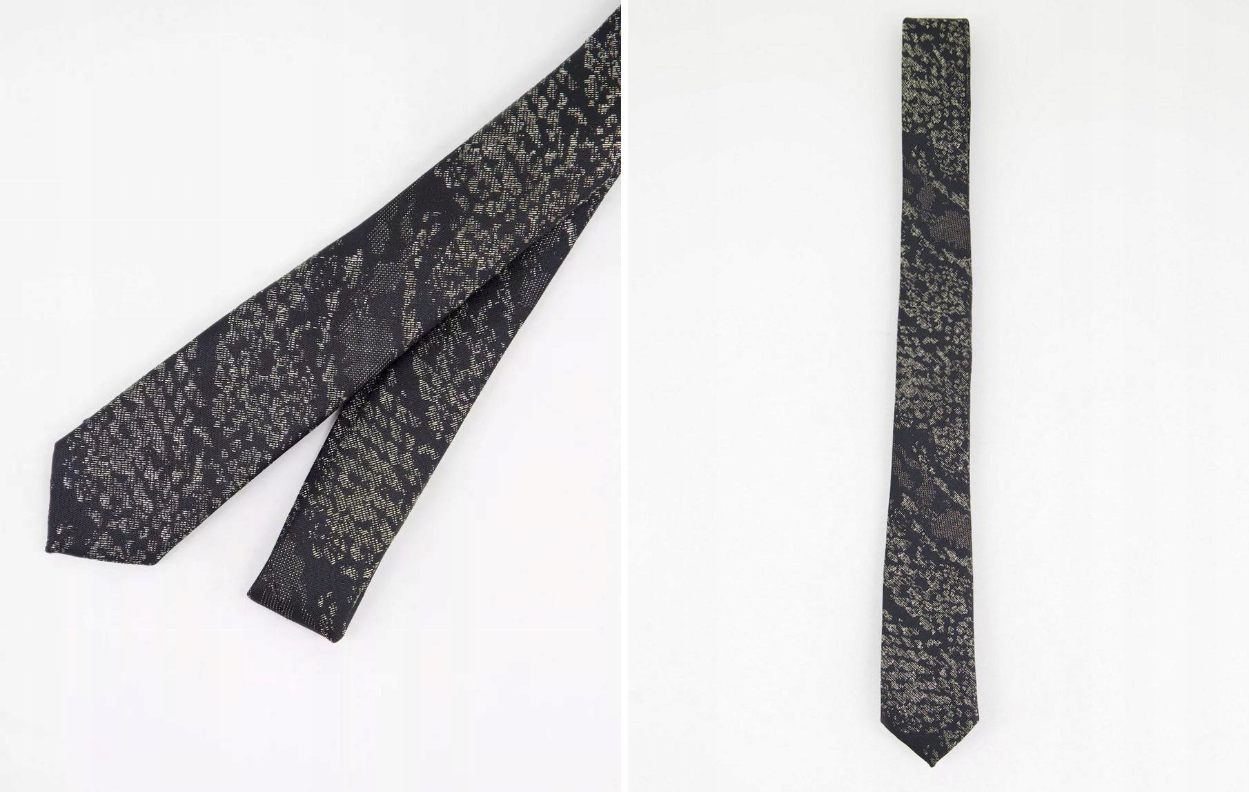 Úzka väzba Asos Design Polyester Black, Golden, Golden