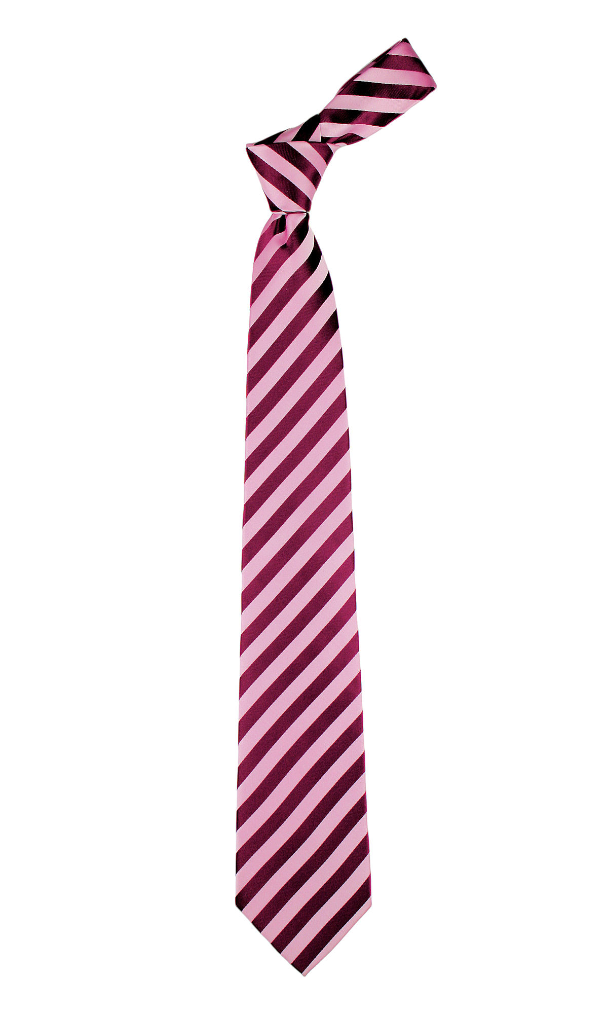 Tissino šírka kravata ružový polyester