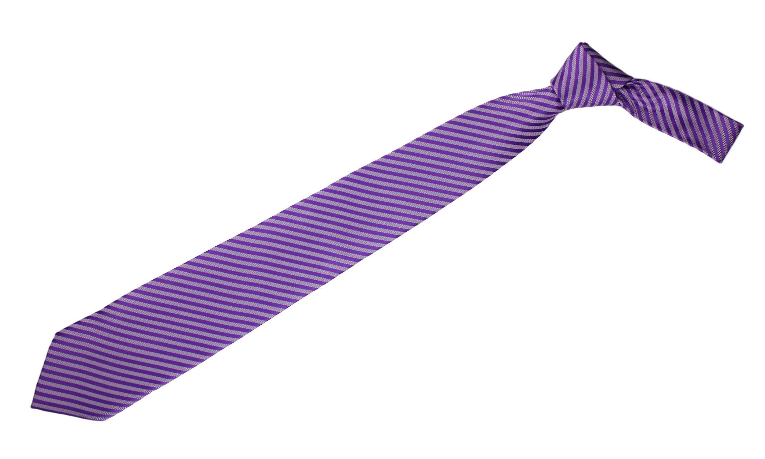 Tissino široký tkanivový fialový polyester