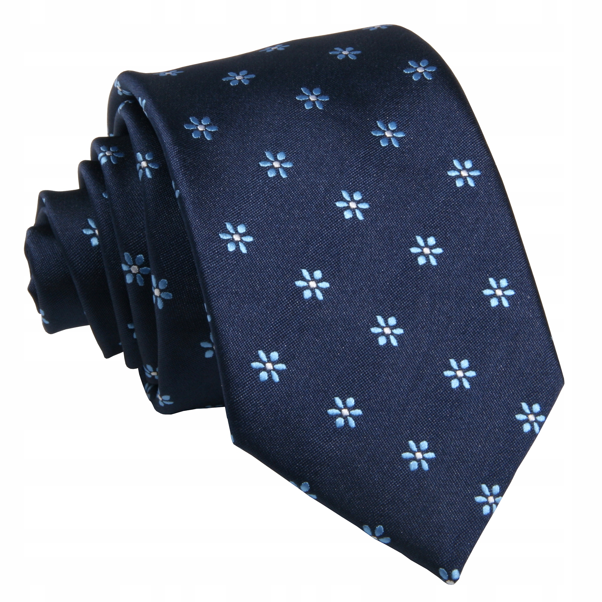 Jacquard TIE - Navy Blue in Flowers [2012]