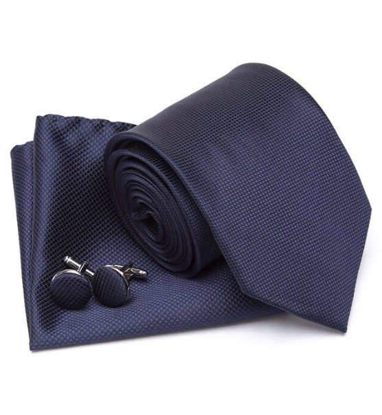 Úzke kravata Ankani 012 kps Polyester Navy
