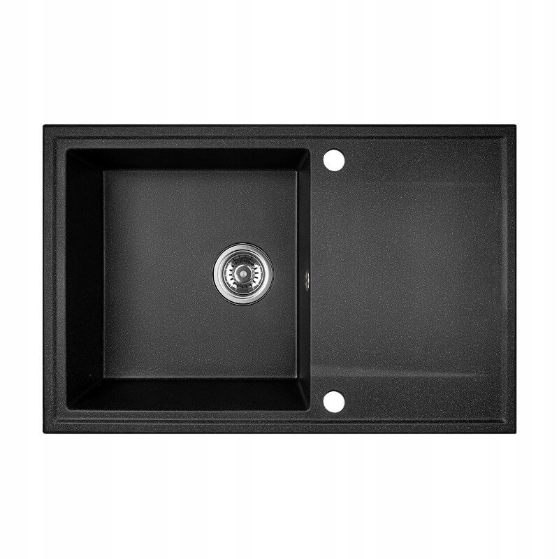 Kuchynská batéria - Kuchinox Hunter Black Granite Sink 1KOM+odkvapkávanie
