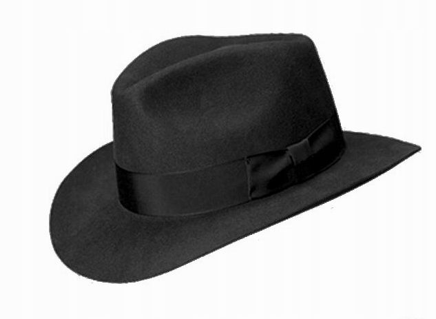 Klasický klobúk Witleather Black 58