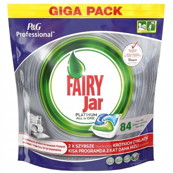 Kapsuly Fairy Platinum 84 ks.