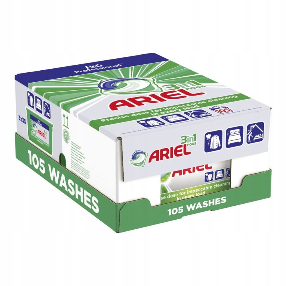 Pracie kapsuly a tablety - Pracie kapsuly Ariel Regular MegPack 3x35 ks.