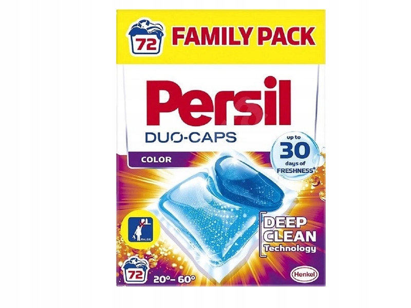 Pracie kapsuly a tablety - FRYING kapsuls Persil Duo Caps Color 72 ks.