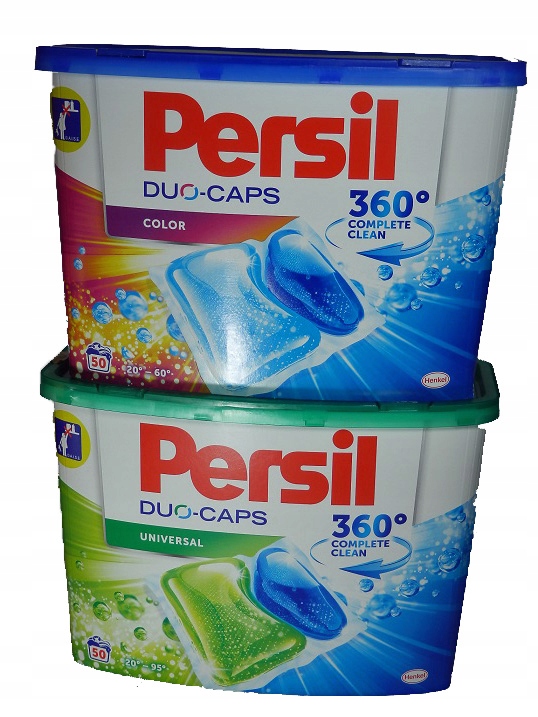 Pracie kapsuly a tablety - Persil umývanie kapsúl Univerzálna farba 100 ks.