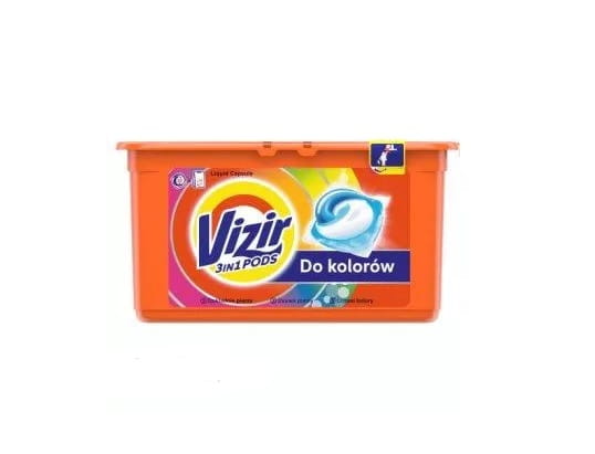 Pracie kapsuly a tablety - Pracie kapsule Vizir All in Pods farba 41 ks