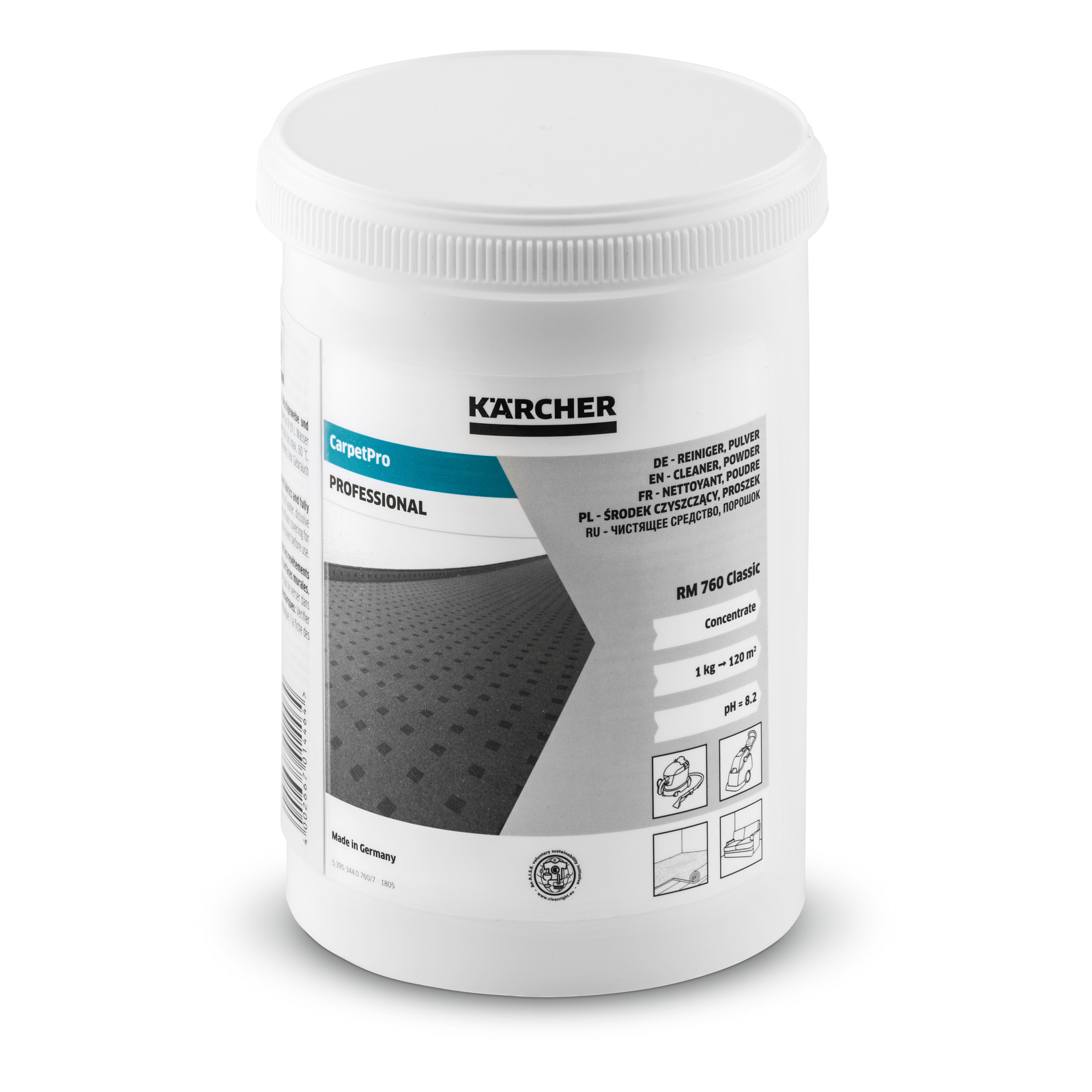 Prací prášok - Karchy Karcher 800g RM 760