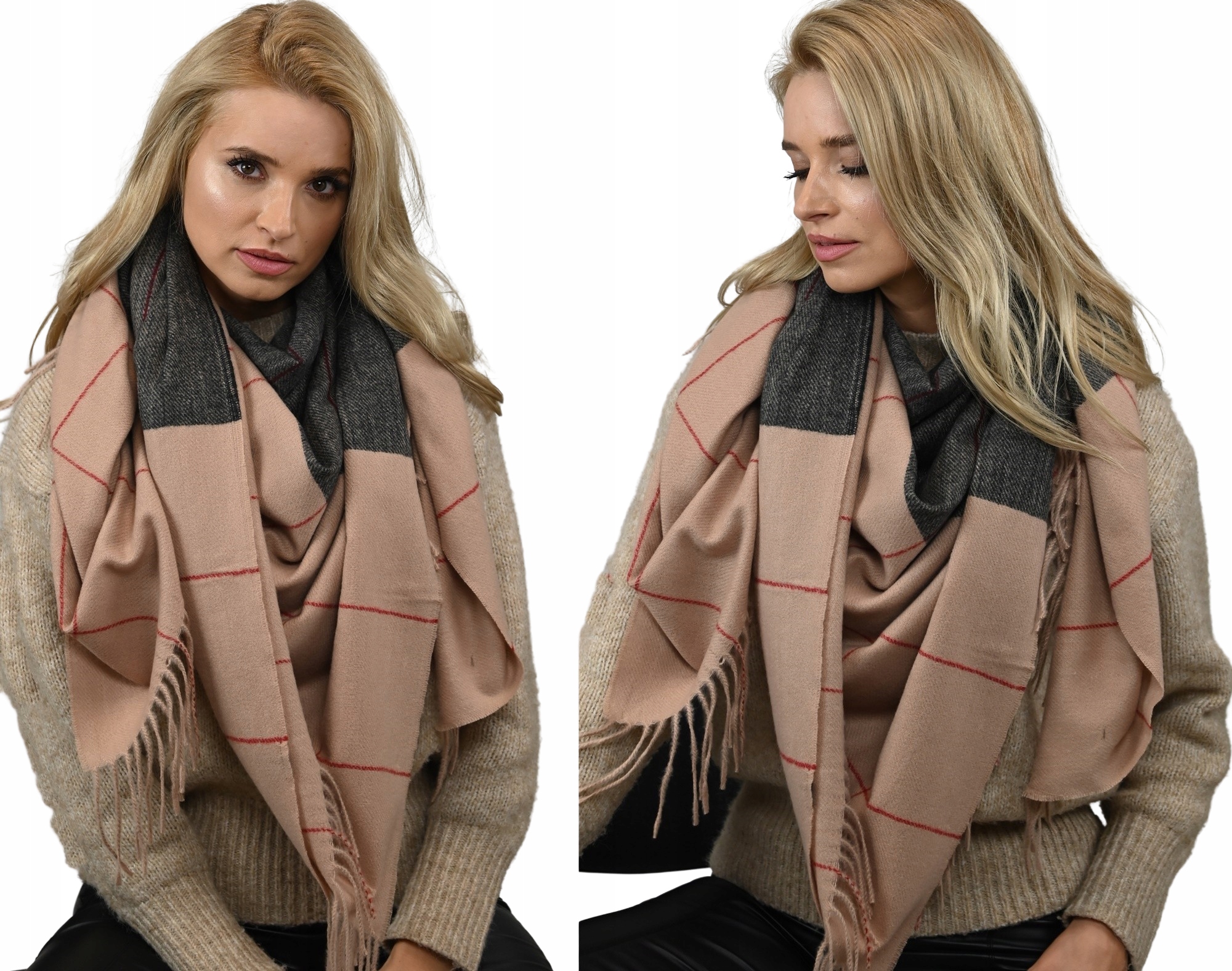Šatka, sál - Šál 140 cm - ženský produkt