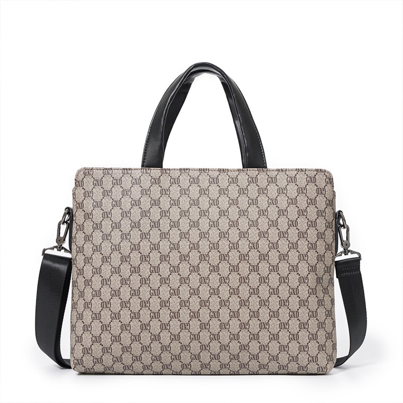 Khaki GXD Luxury Brand Design Pánsky cestovný priečinok