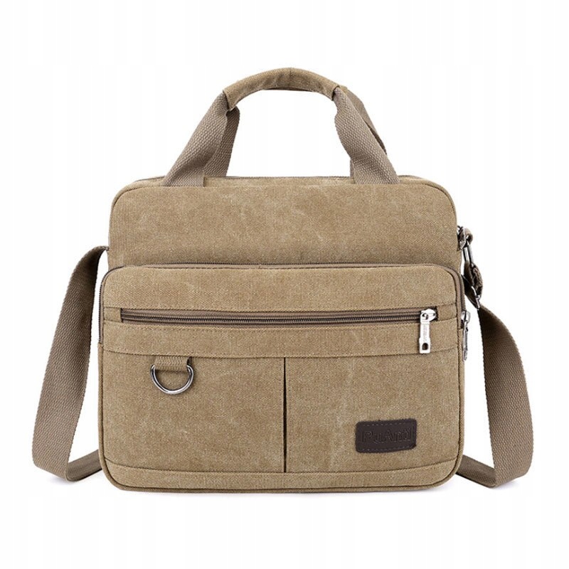Khaki Canvas Pánske vrecká na ramene